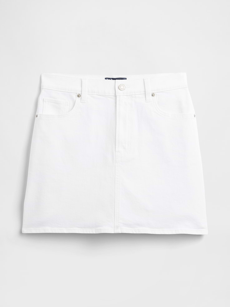 Image 5 of 5, Denim Mini Skirt