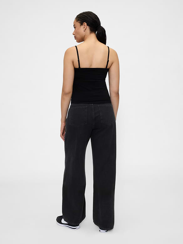 High Rise Wide-Leg Jeans