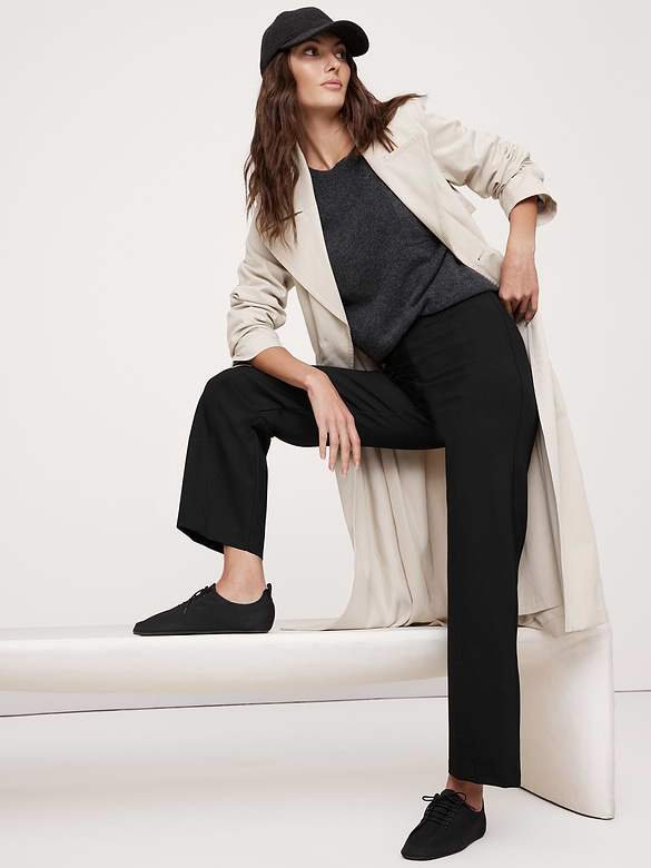 Fitted Everywhere Ponte Ankle Pant