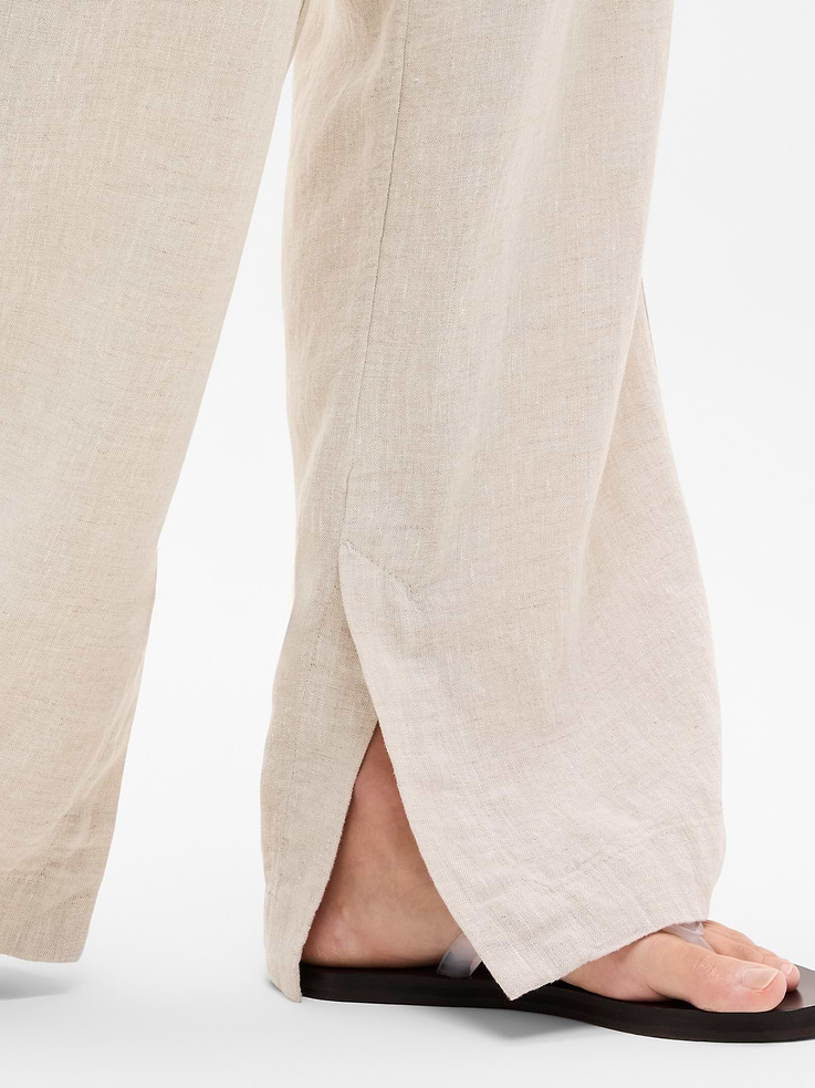 Image number 5 showing, Retreat Linen High Rise Wide Leg Pant