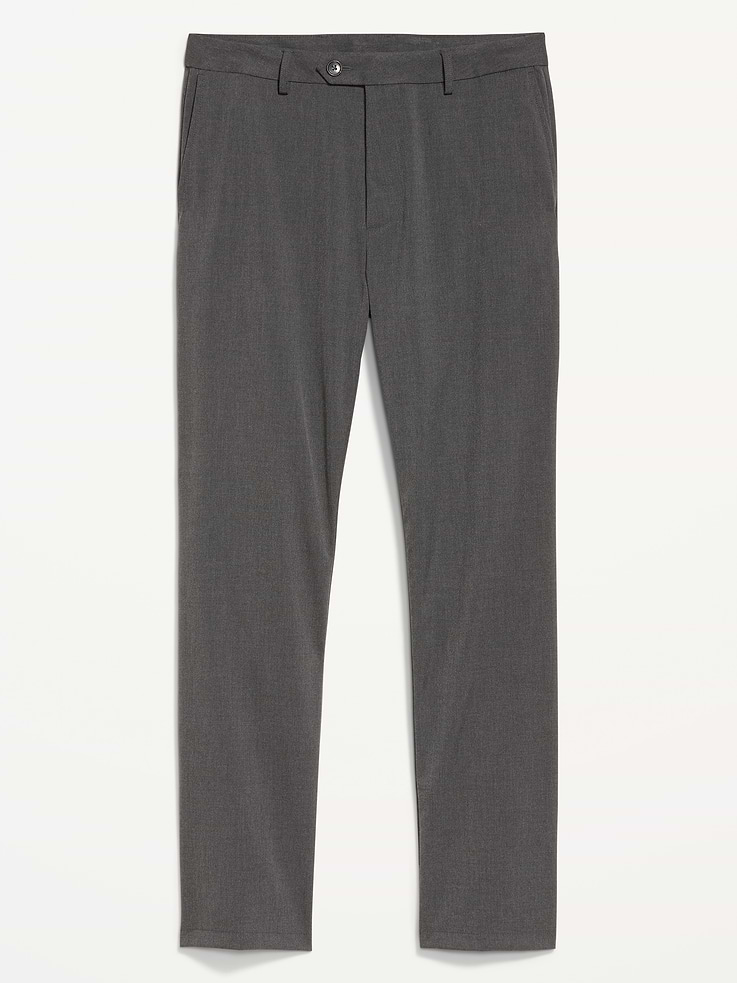 Image number 4 showing, 90's Straight-Fit Twill Dress Pants