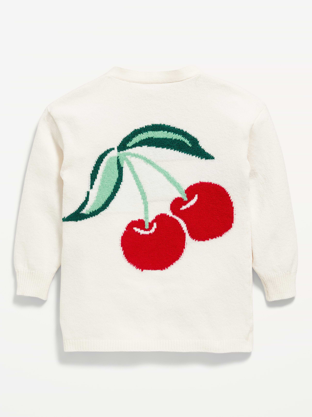 Image number 2 showing, SoSoft Open-Front Graphic Tunic Sweater for Toddler Girls