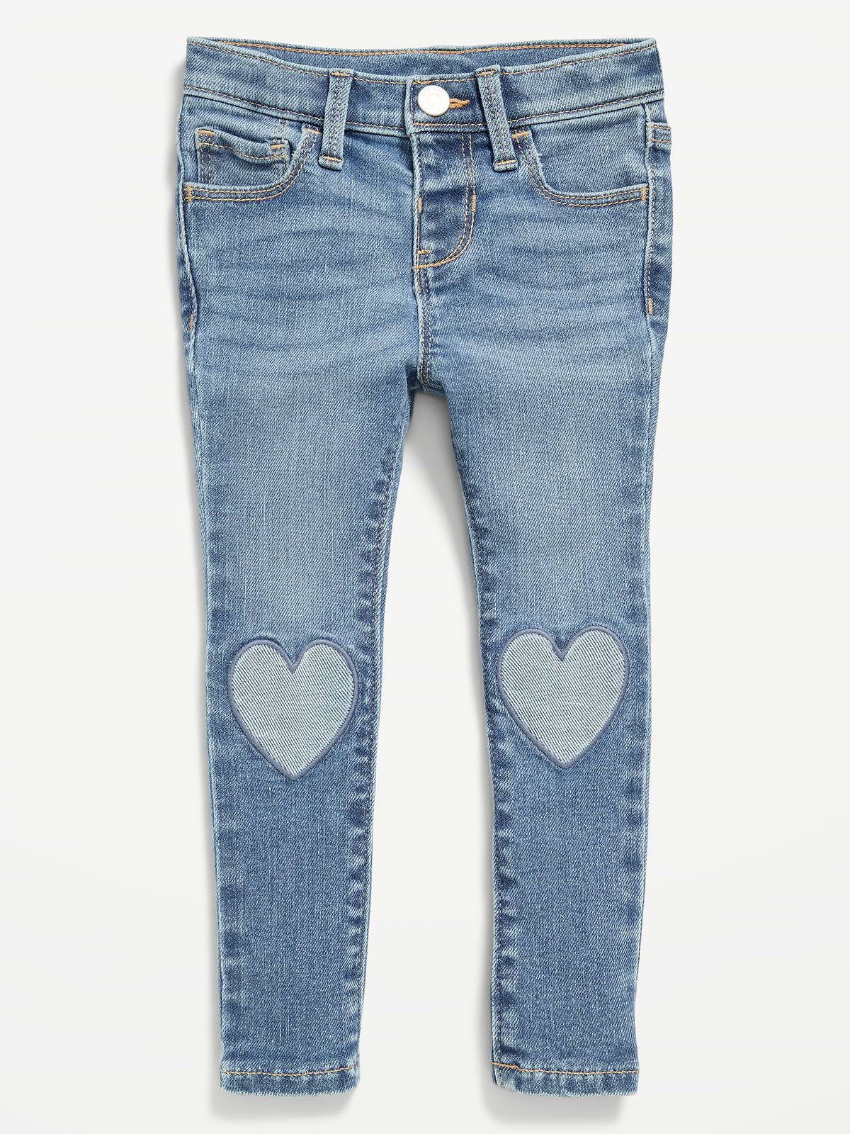 High-Waisted Rockstar 360° Stretch Jeggings for Toddler Girls