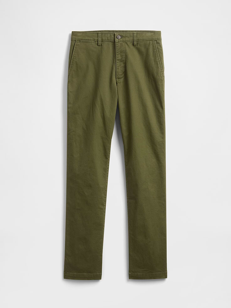 Image 6 of 6, GapFlex Essential Khakis in Straight Fit