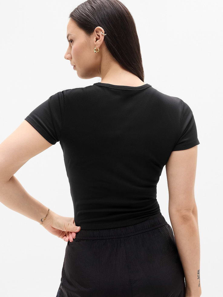Image number 8 showing, Signature Rib Crop Tee