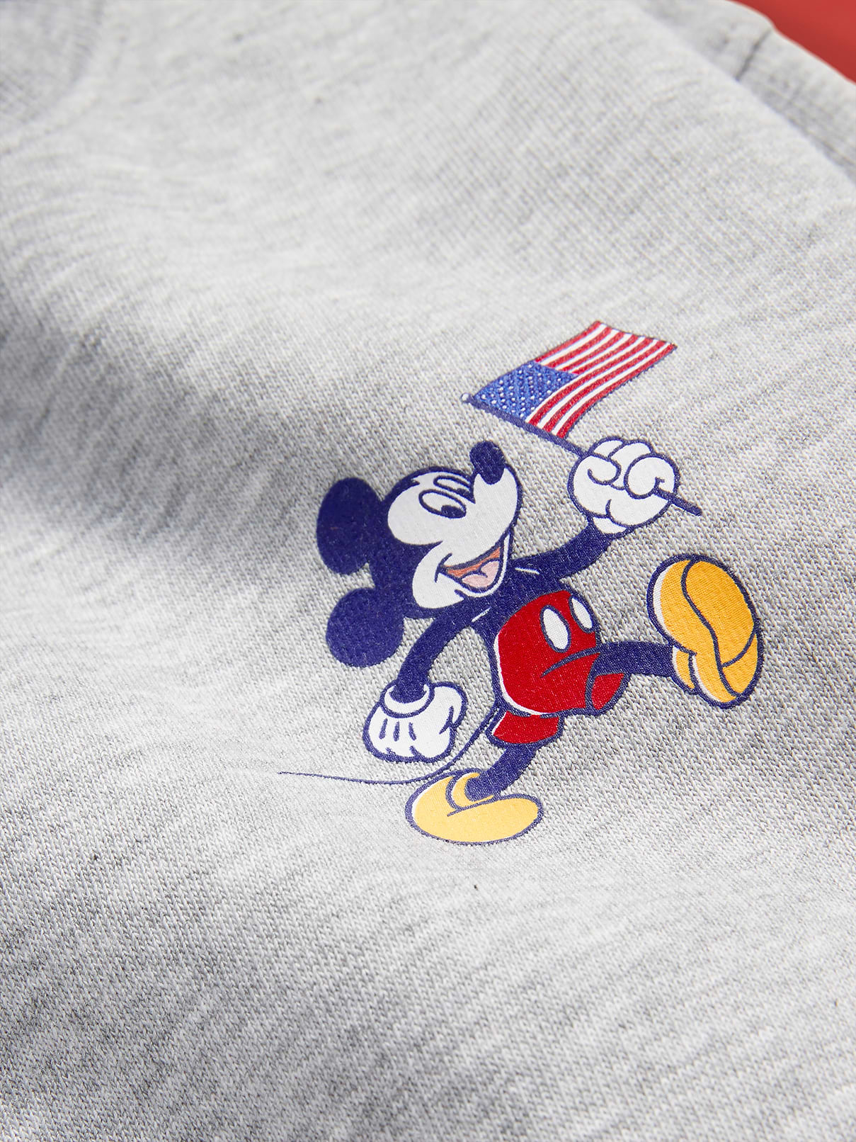 Image number 4 showing, Old Navy x Disney© Mickey Mouse Unisex Oversized Flag Graphic Sweatshirt for Toddler