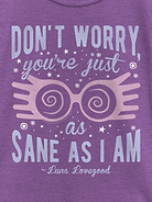 Image number 2 showing, Harry Potter Just As Sane As Luna Graphic T-shirt For Girls