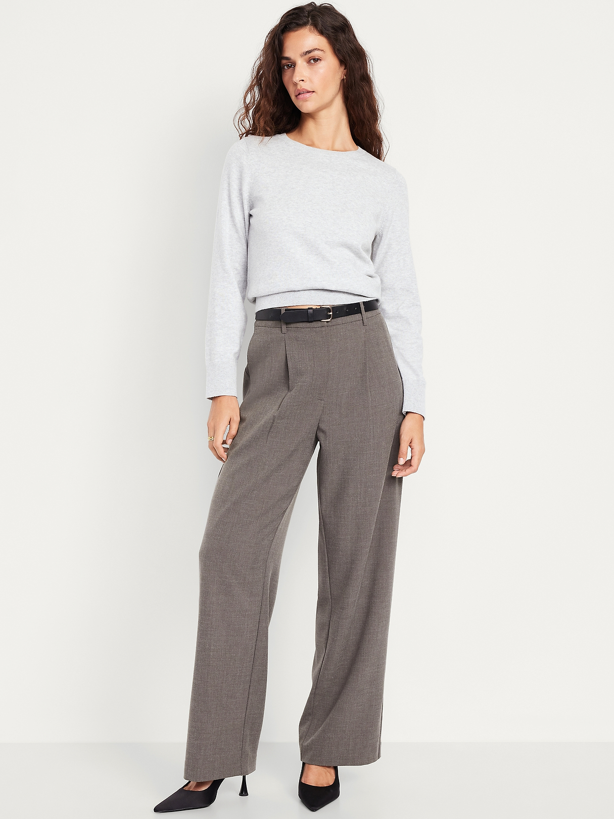 Extra High-Waisted Taylor Wide-Leg Trouser Pants | Old Navy