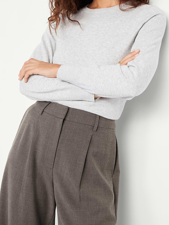Extra High-Waisted Taylor Wide-Leg Trouser Pants