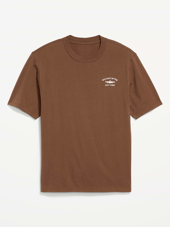 Heavyweight Crew-Neck Graphic T-Shirt