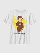Image number 1 showing, Curious George Banana George Gender-Neutral Graphic T-Shirt for Kids