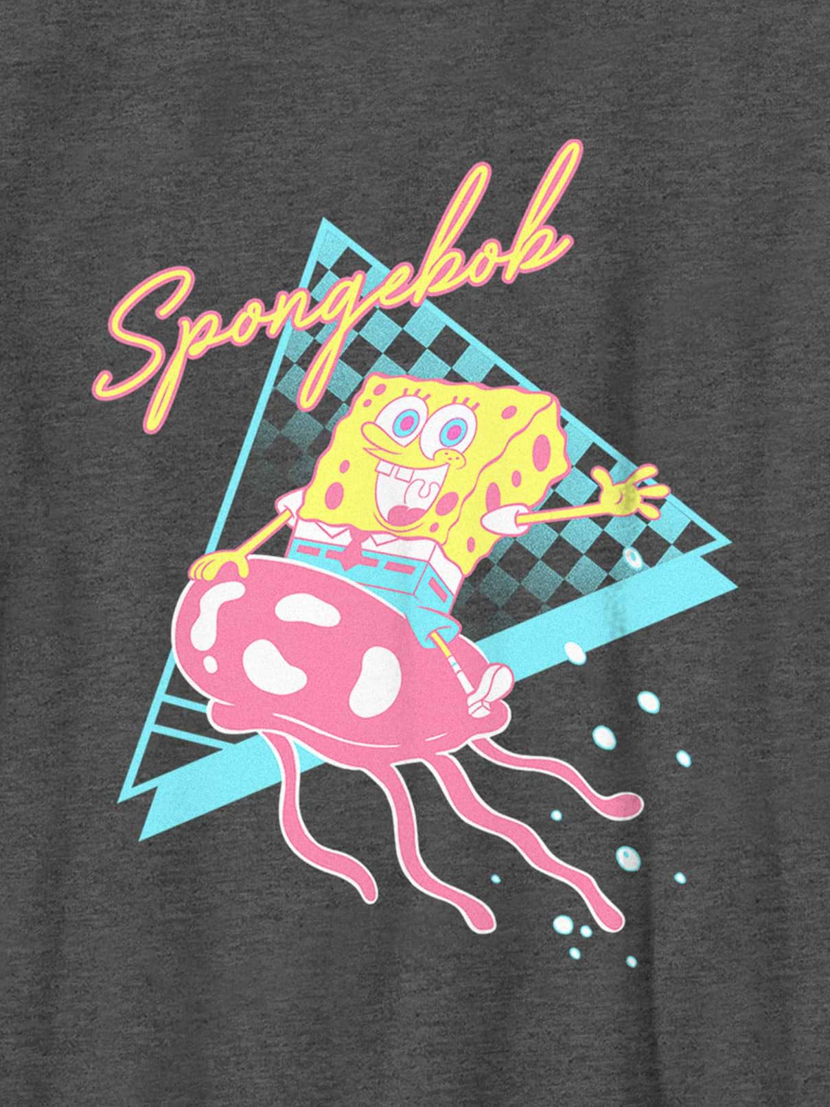 Image number 2 showing, Spongebob Squarepants Pop Gender-Neutral Graphic T-Shirt for Kids