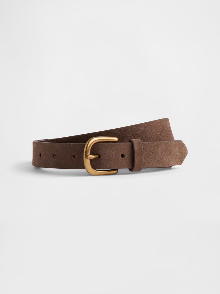 Image number 1 showing, Suede Belt