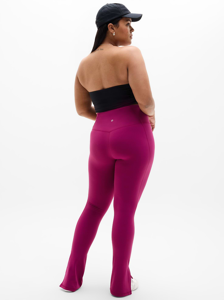 Image 7 of 7, Elation Ultra High Rise Split Slim Flare Pant