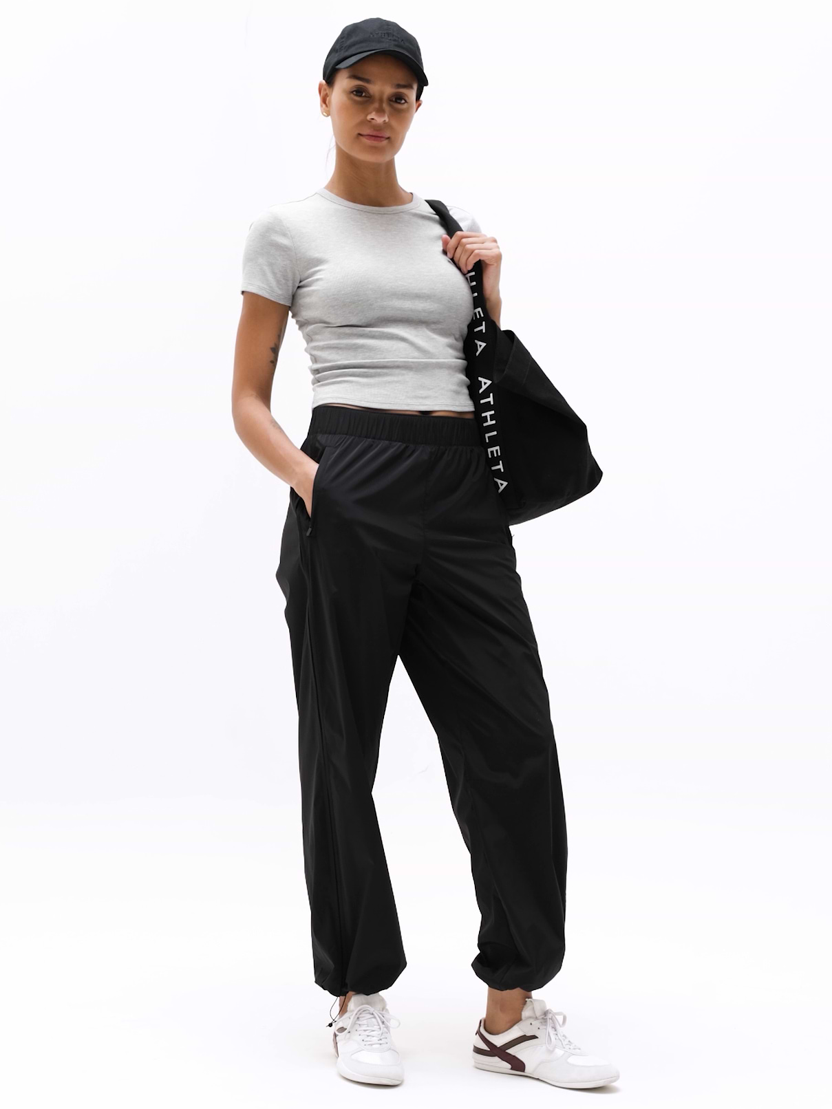 Signature Rib Crop Tee | Athleta