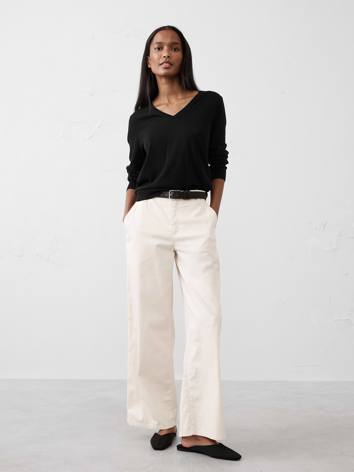 Image number 1 showing, Forever V-Neck Sweater