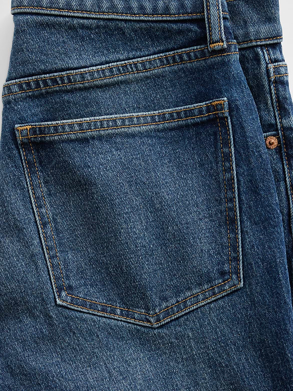 High Rise '90s Slim Straight Crop Jeans