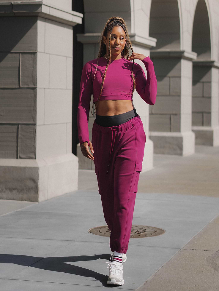 Image number 1 showing, Terry Mid Rise Cargo Jogger