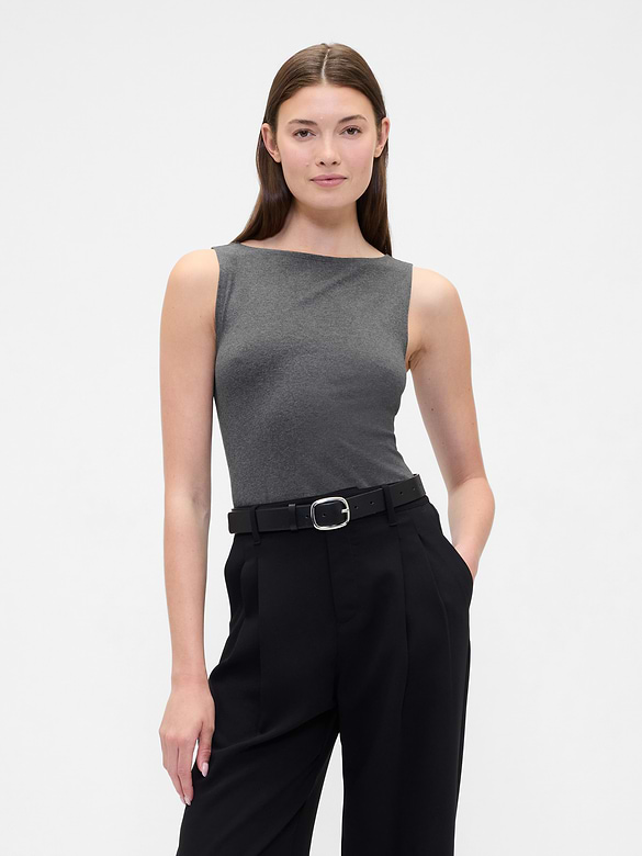 Boatneck Tank Top