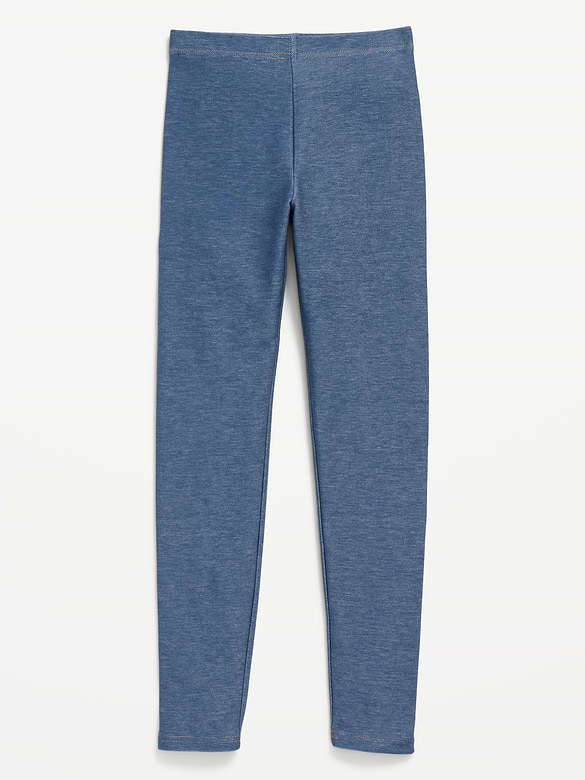 French-Terry Leggings for Girls