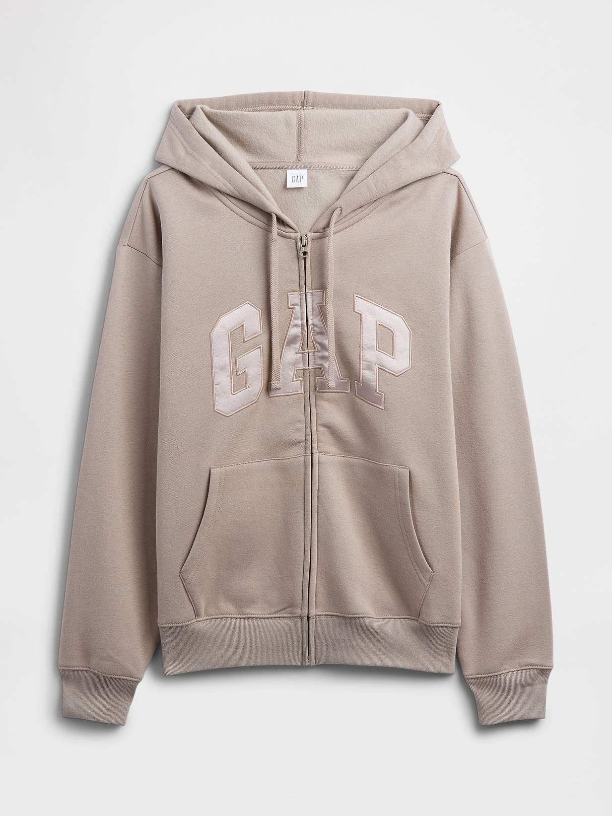 Relaxed Gap Logo Zip Hoodie | Gap Factory