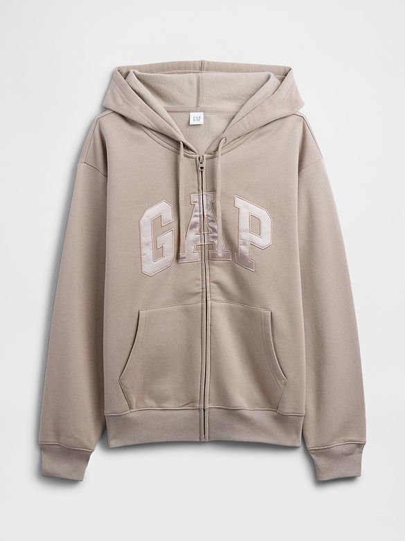 Relaxed Gap Logo Zip Hoodie
