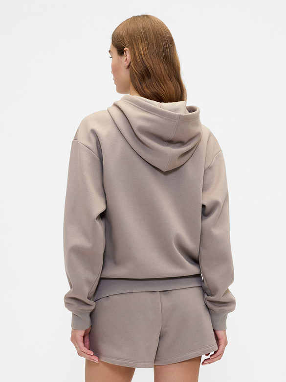Relaxed Gap Logo Zip Hoodie
