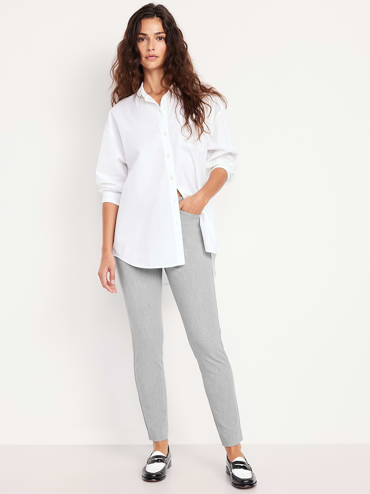 Image number 1 showing, High-Waisted Pixie Skinny Ankle Pants