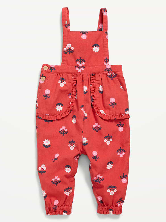 Printed Sleeveless Jumpsuit for Baby