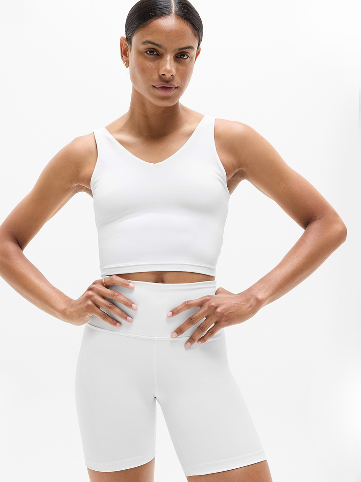 Image number 1 showing, Transcend V-Neck Crop Sports Bra A-C