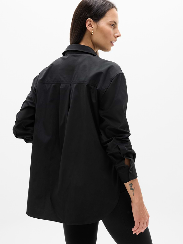 Midday Oversized Poplin Shirt
