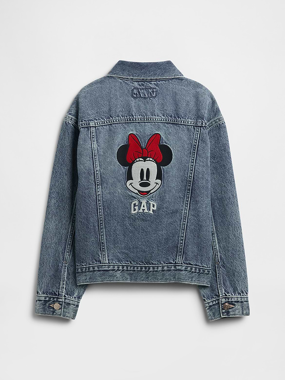 GapKids × Disney Minnie Mouse Relaxed Icon Denim Jacket
