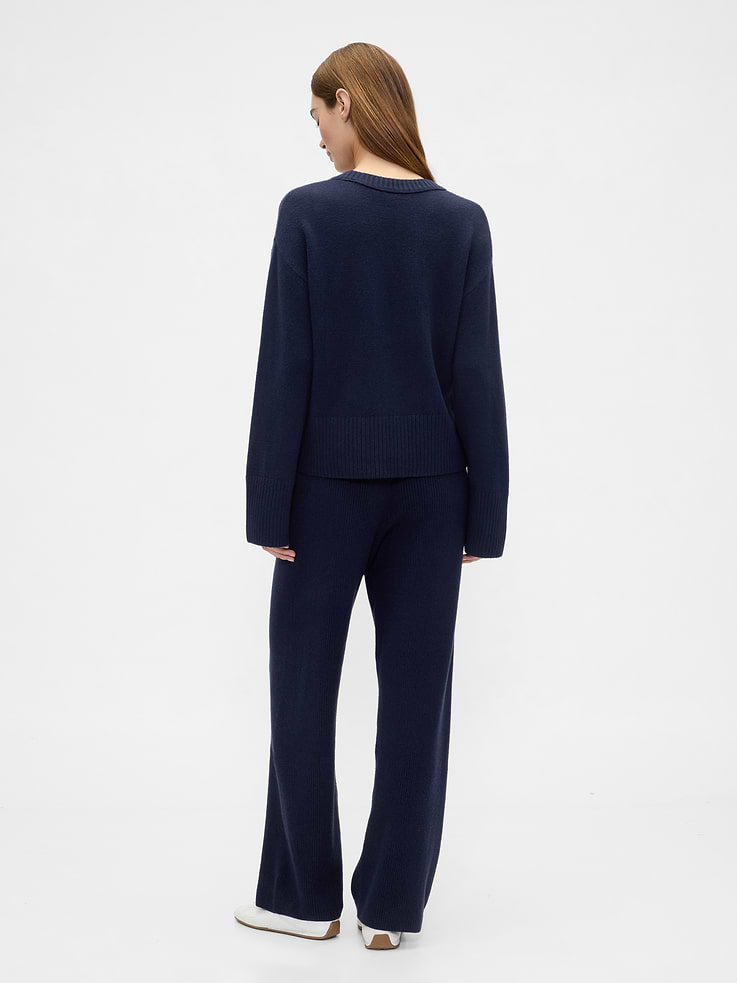 Image number 4 showing, CashSoft Relaxed Ribbed Sweater Pants