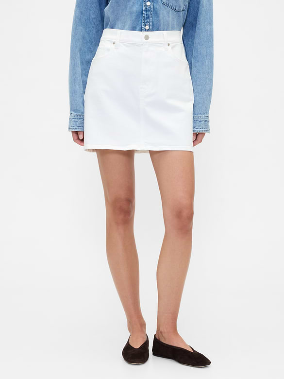 Denim Mini Skirt