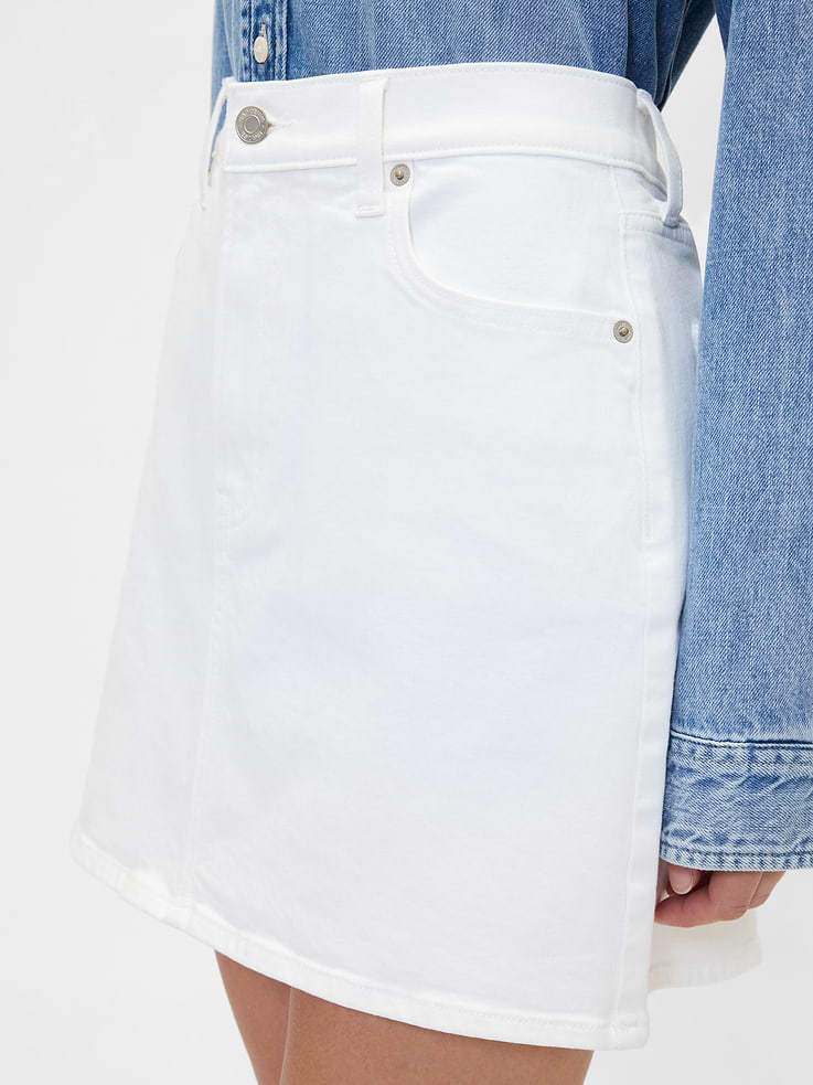 Image 4 of 5, Denim Mini Skirt