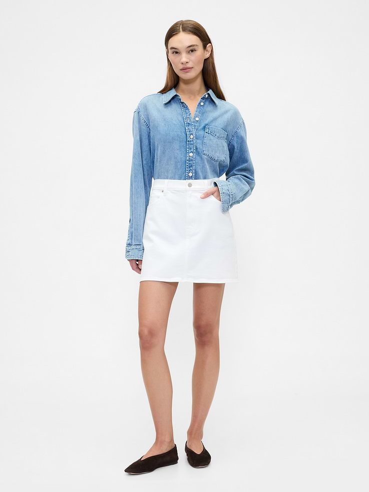 Image 1 of 5, This product is made with/contains 5% recycled cotton. Compared to virgin materials, using recycled materials helps reduce resource use and waste., This product is part of our water-saving Washwell program. Compared with conventional wash methods, Washwell uses at least 20% less water., Stretch denim., Button closure, zip fly., Classic five-pocket styling., This product was made in a factory that invests in gender equity and women’s empowerment through RISE. Learn more at, Product #796787
