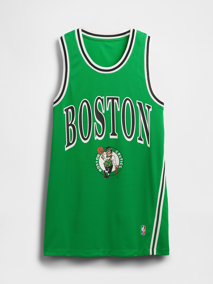Image 5 of 5, NBA Boston Celtics Recycled Jersey Mini Dress