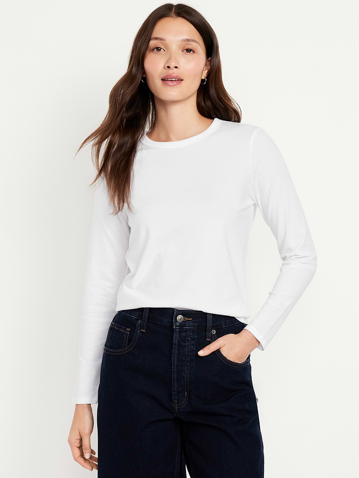 Image number 1 showing, EveryWear Long-Sleeve T-Shirt