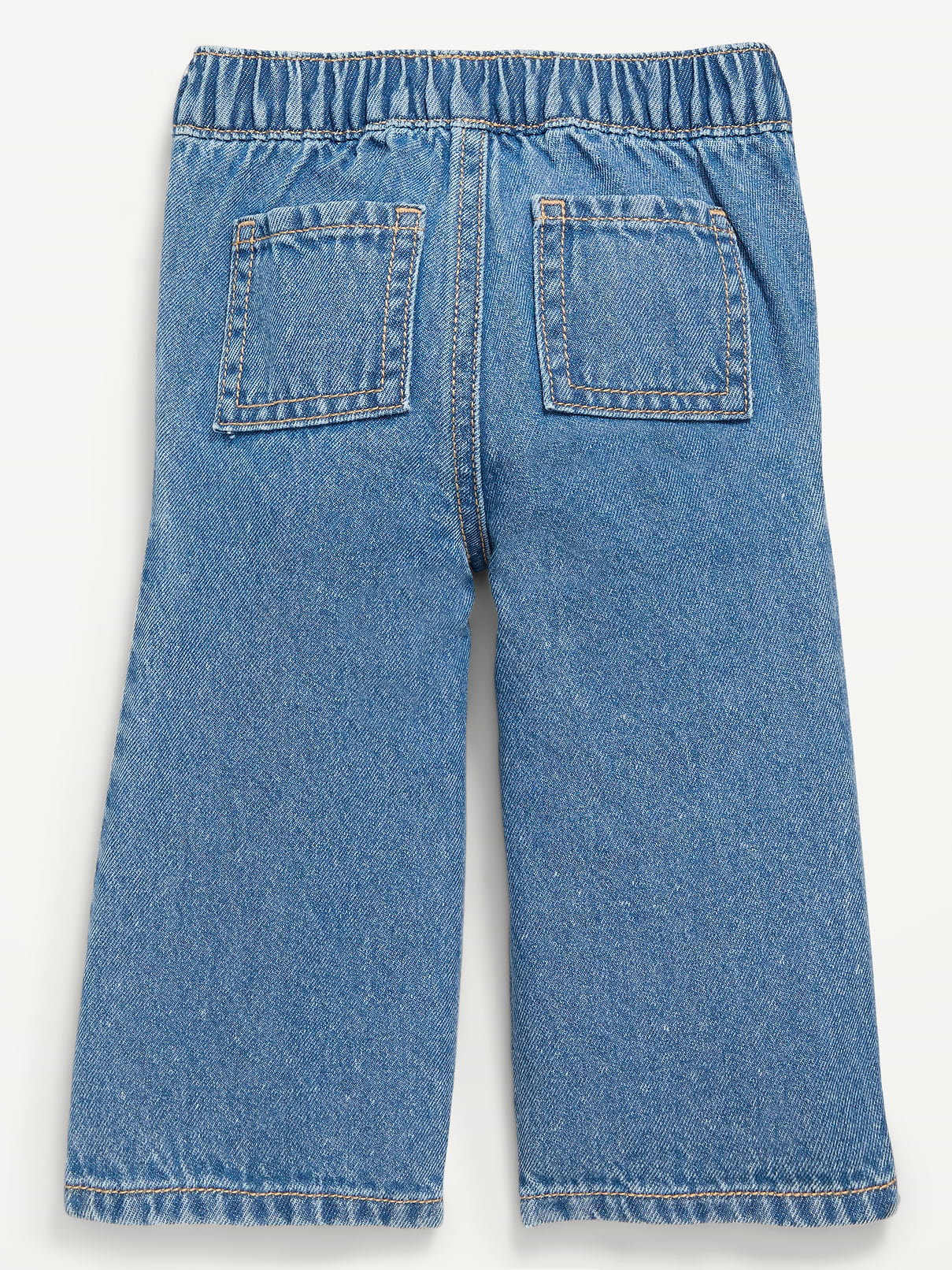 Image number 2 showing, Pull-On Baggy Utility Jeans for Baby