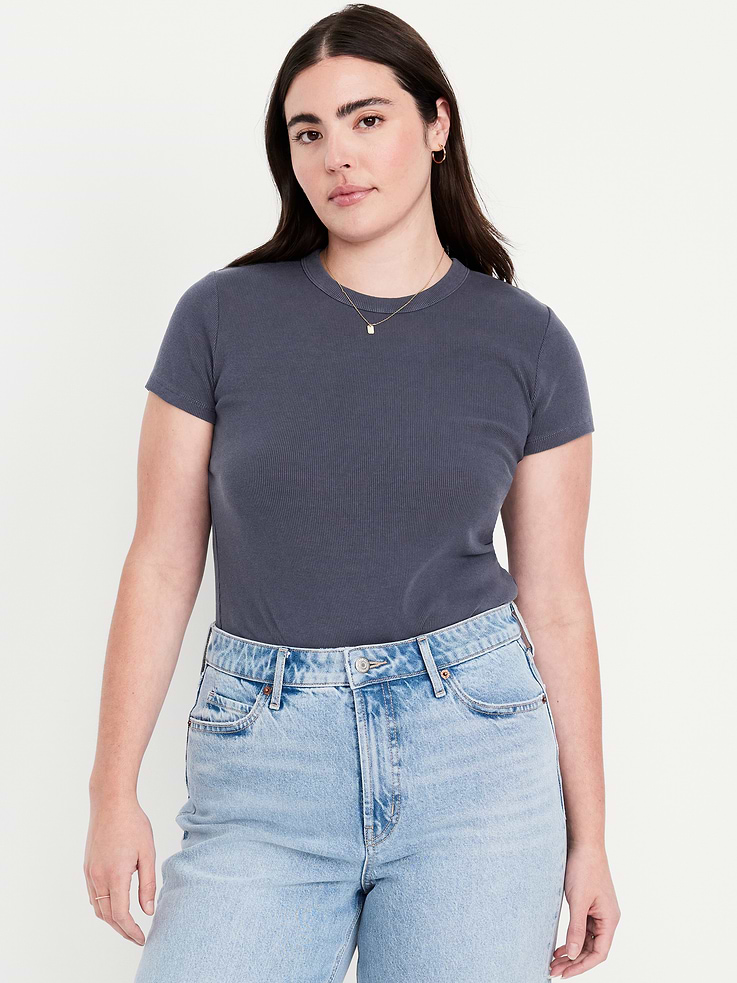 Image number 3 showing, Snug Crop T-Shirt