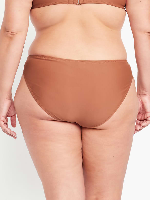 Mid-Rise Bikini Swim Bottoms