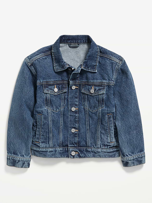 Non-Stretch Jean Trucker Jacket for Boys
