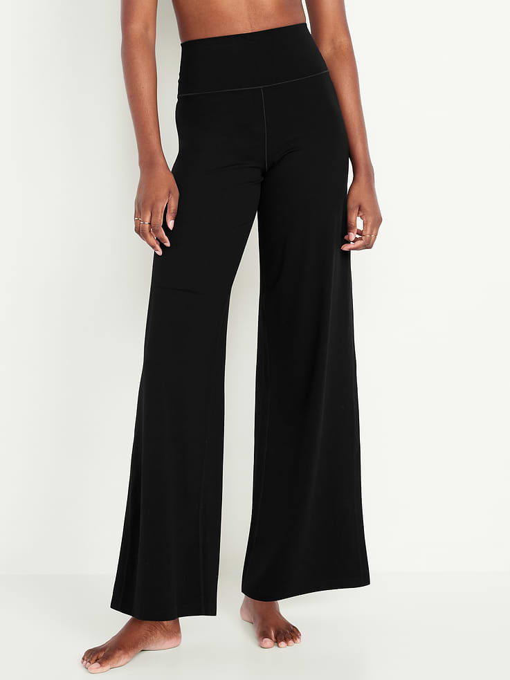Image number 1 showing, High-Waisted StudioSmooth Wide-Leg Pants