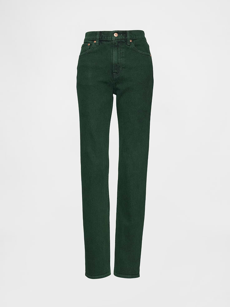 Image 7 of 8, High Rise '90s Slim Straight Jeans
