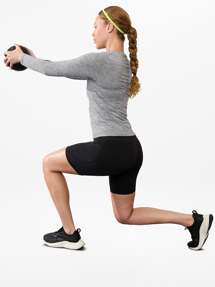 Image number 4 showing, In Motion Seamless Heather Top