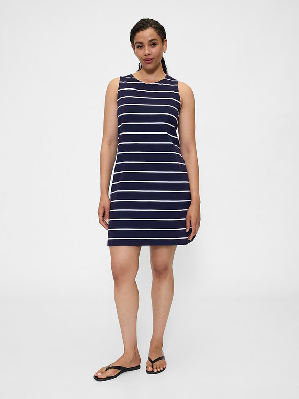 Stripe Jersey Mini Dress