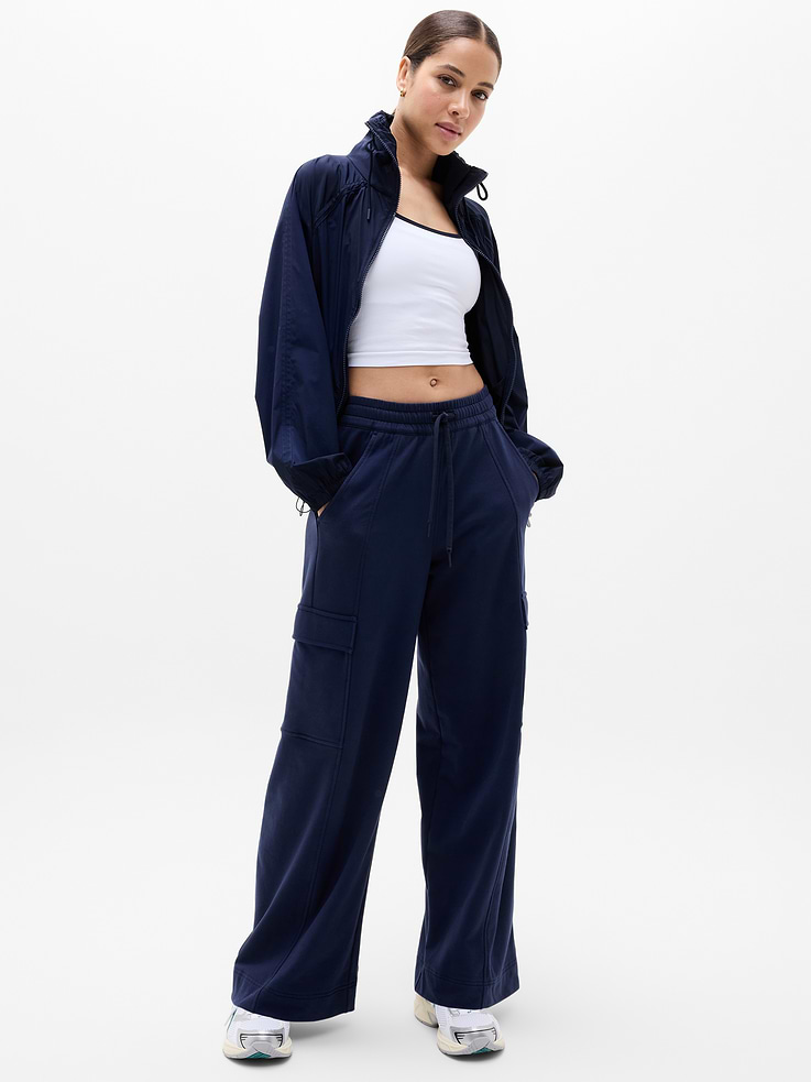 Image 2 of 6, Retroterry High Rise Wide Leg Cargo Pant