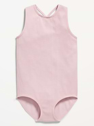 Image number 3 showing, Seamless Fitted Sleeveless Leotard for Girls