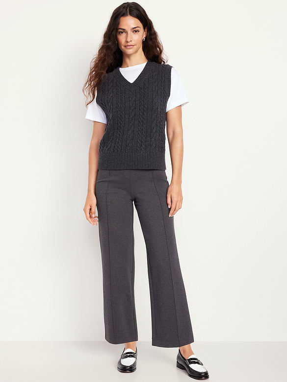 Extra High-Waisted Stevie Straight Pants