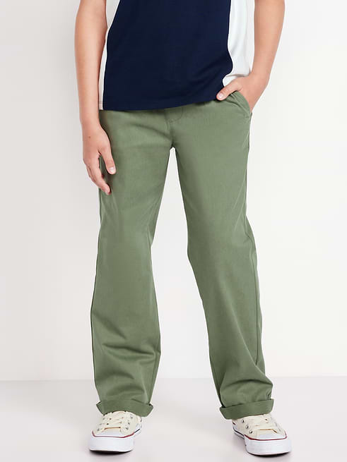 Straight Straight Leg Built-In Flex Pull-On Pants for Boys on clearance at Old Navy — 40% off
